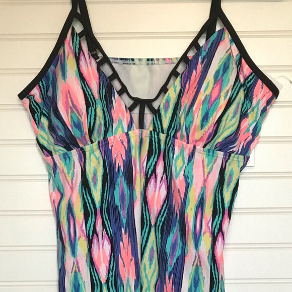 Cole of California Halter Tankini NWT Size Large - Picture 13 of 13
